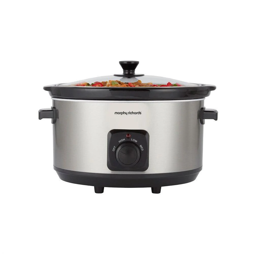 Morphy Richards 6.5L Ceramic Slow Cooker - Brushed Stainless Steel | 461013 - Image 12
