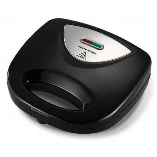 Morphy Richards 700W 2 Slice Sandwich Maker - Black | 980551 - Image 2