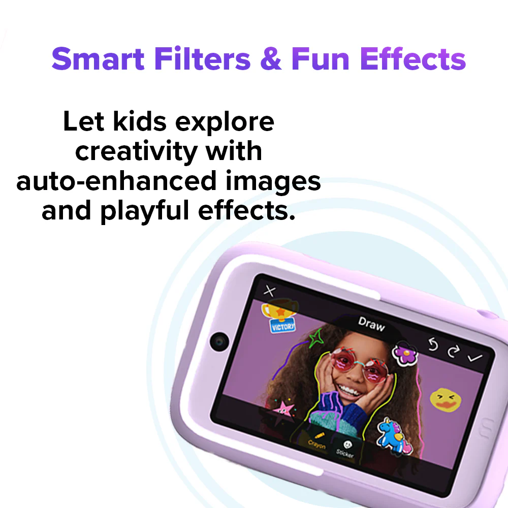 MyFirst Camera 50 20MP AI Kids Camera - Purple | 256-FC4001SA-PE01 - Image 4