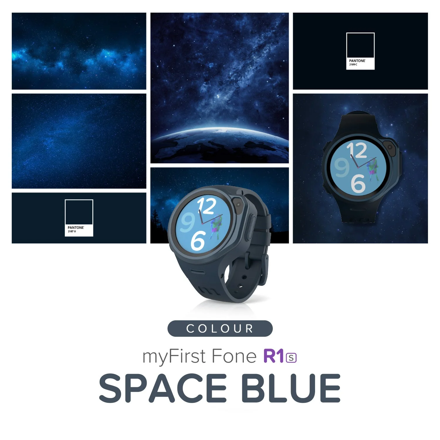 MyFirst Fone R1s Kids Smart Watch - Space Blue | 256-KW1305SA-SB02 - Image 4