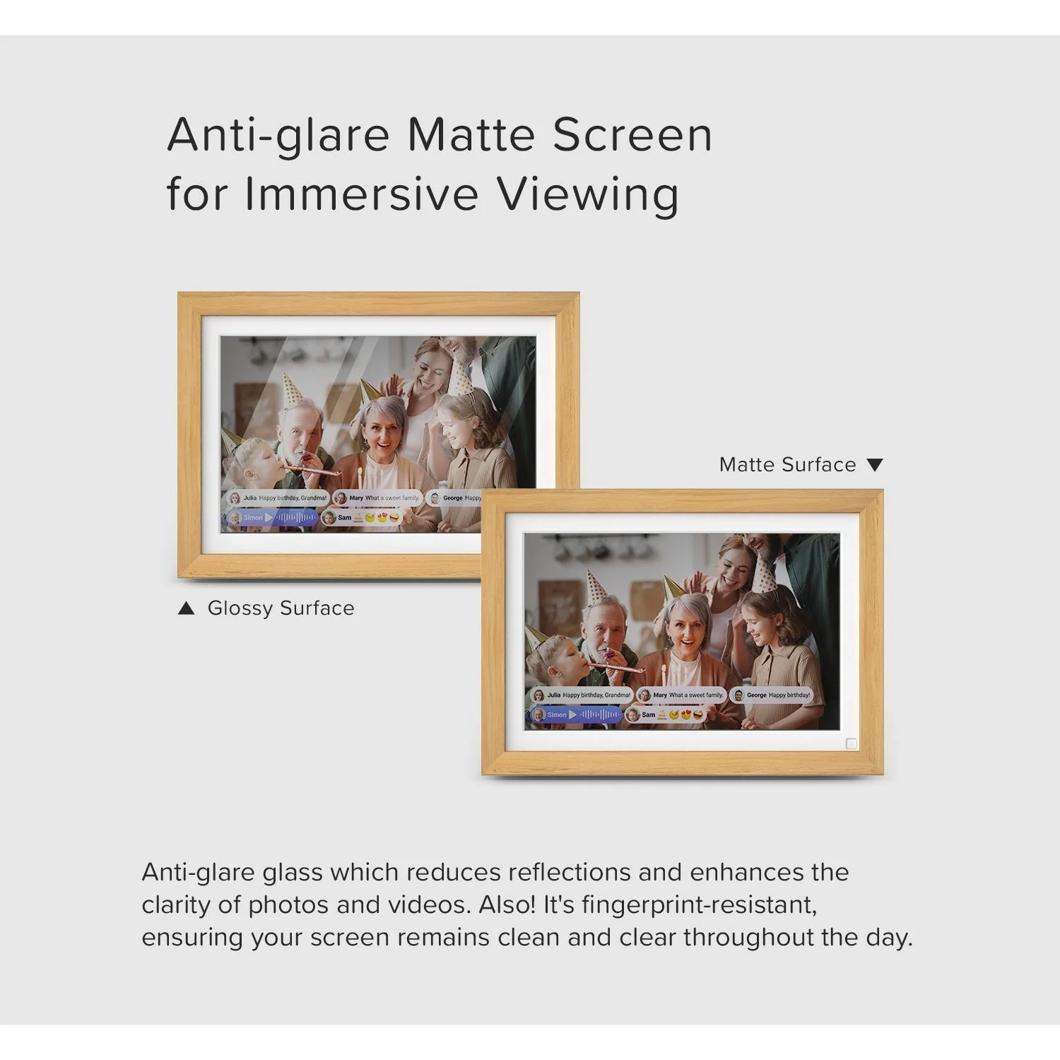 MyFirst Frame Live 10" Digital Photo Frame - White | 256-FF1001SA-WE01 - Image 12