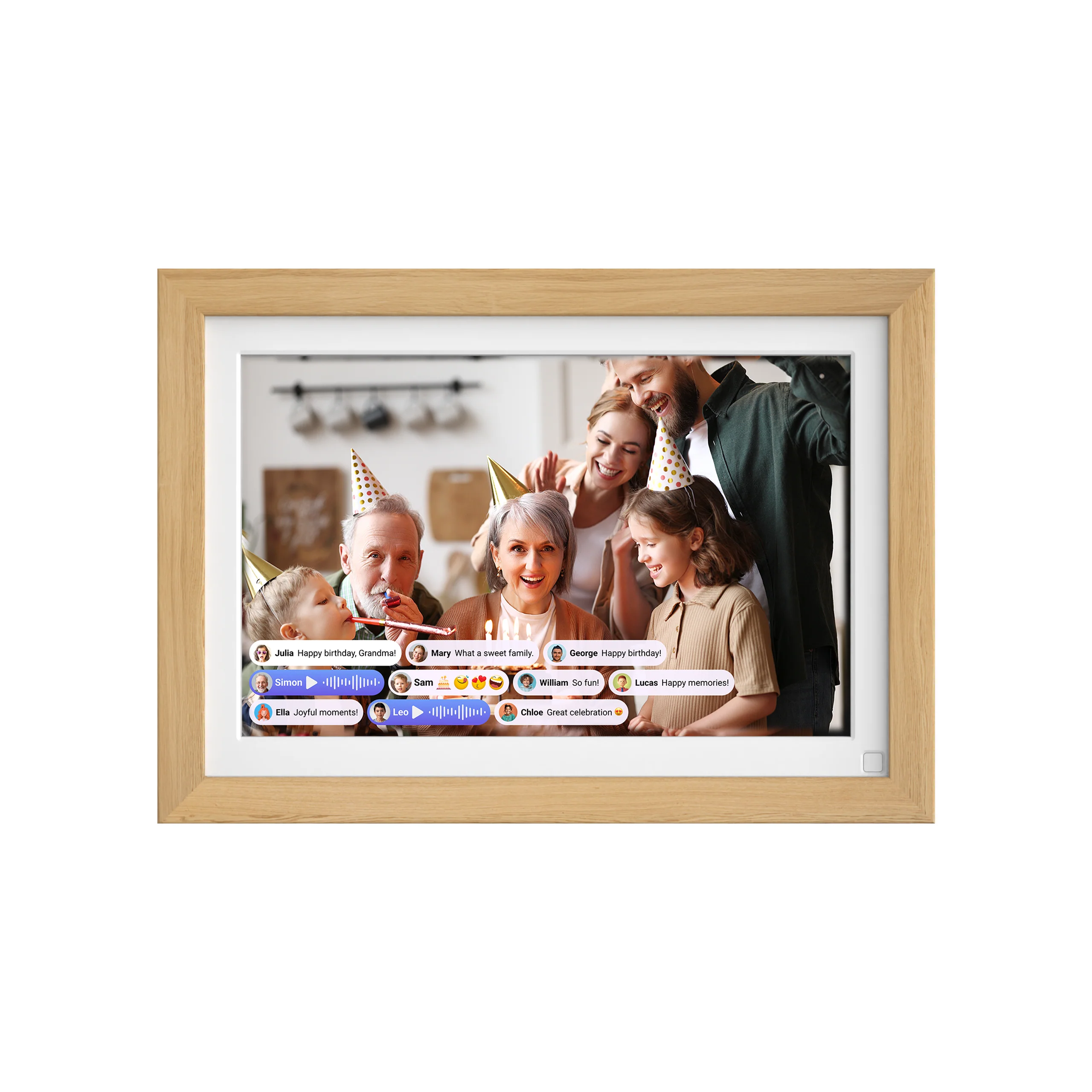 MyFirst Frame Live 10" Digital Photo Frame - White | 256-FF1001SA-WE01 - Image 4