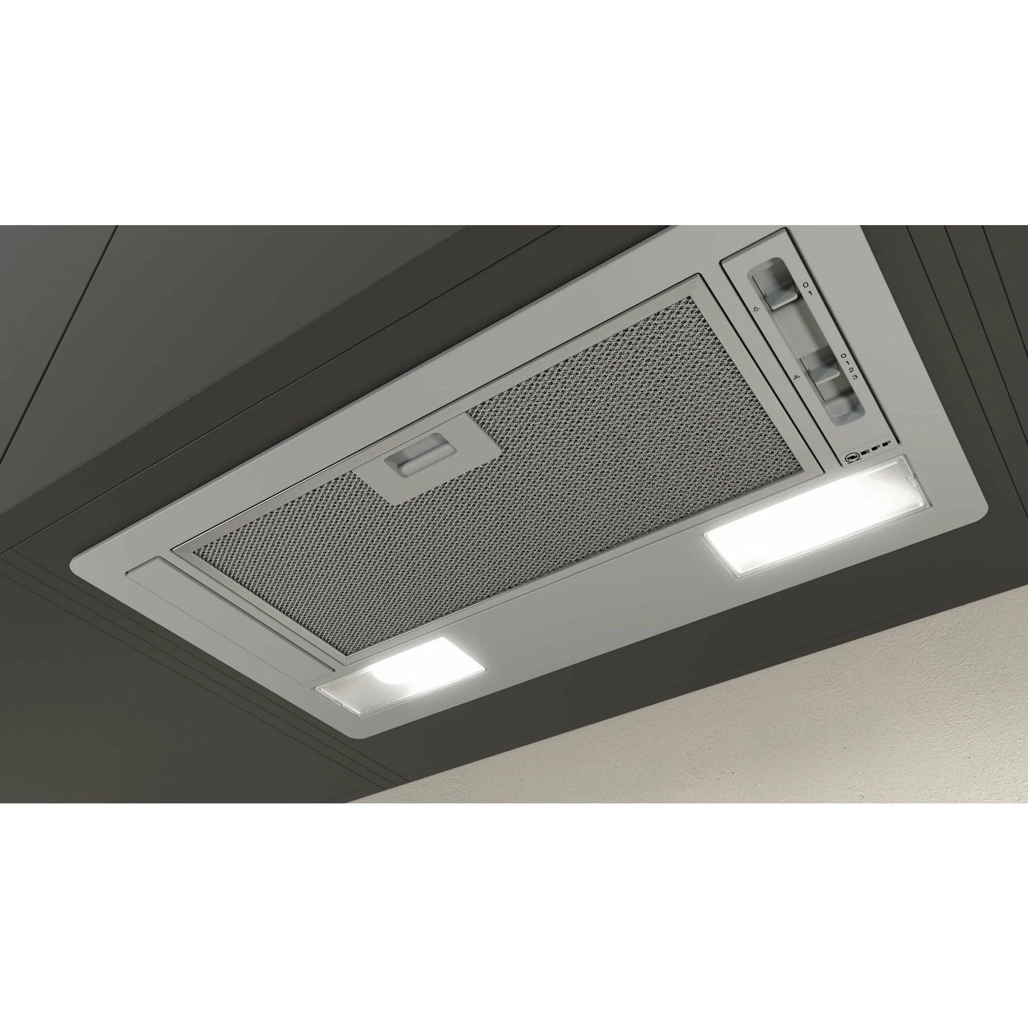 Neff 53cm Built-In Canopy Cooker Hood - Silver | D51NAA1C0B - Image 7