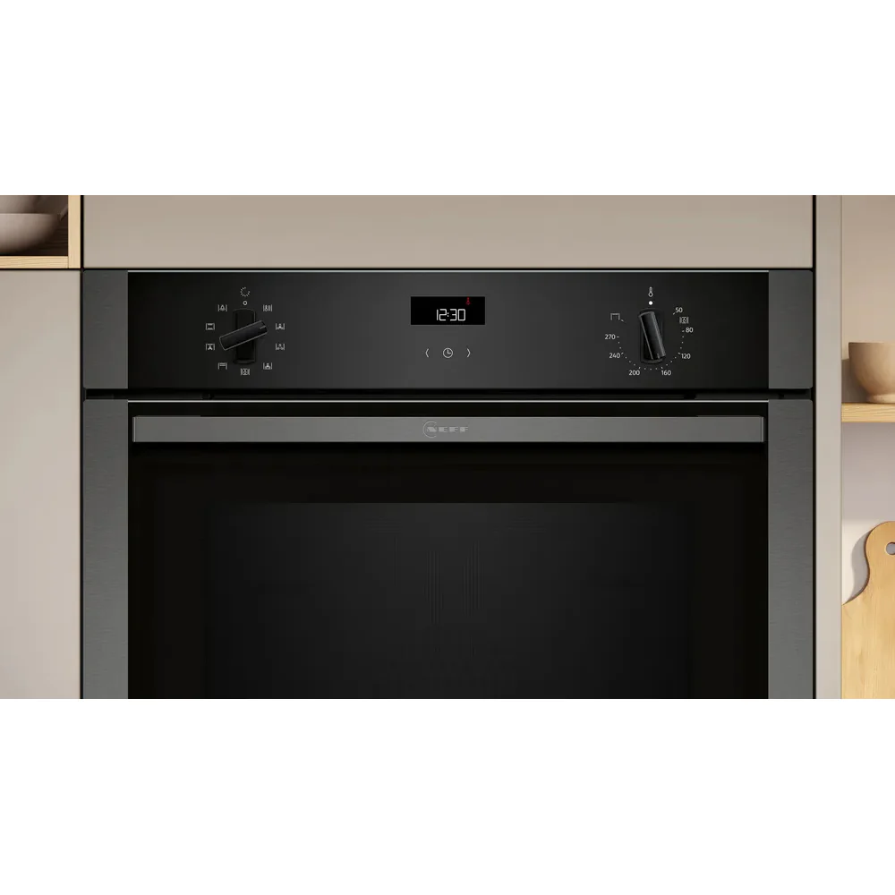 Neff N 50 71L Built-In Multifunction Electric Single Oven - Graphite Grey | B1ACE4AG3B - Image 2