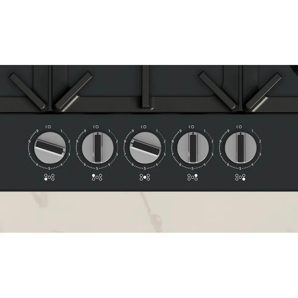 Neff N 70 75CM 5 Burner Gas Hob - Black | T27CIQ8S0 - Image 2