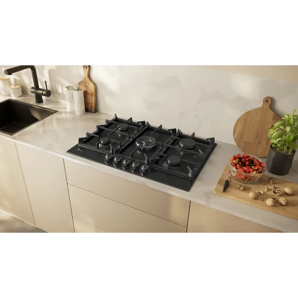 Neff N 70 75CM 5 Burner Gas Hob - Black | T27CIQ8S0 - Image 5