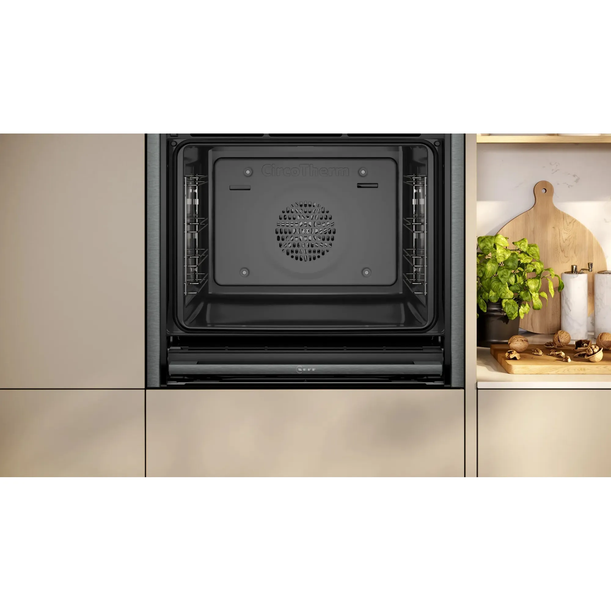 Neff N70 71L Built-In Multifunction Electric Single Oven - Graphite Grey | B54CR31G0B - Image 3