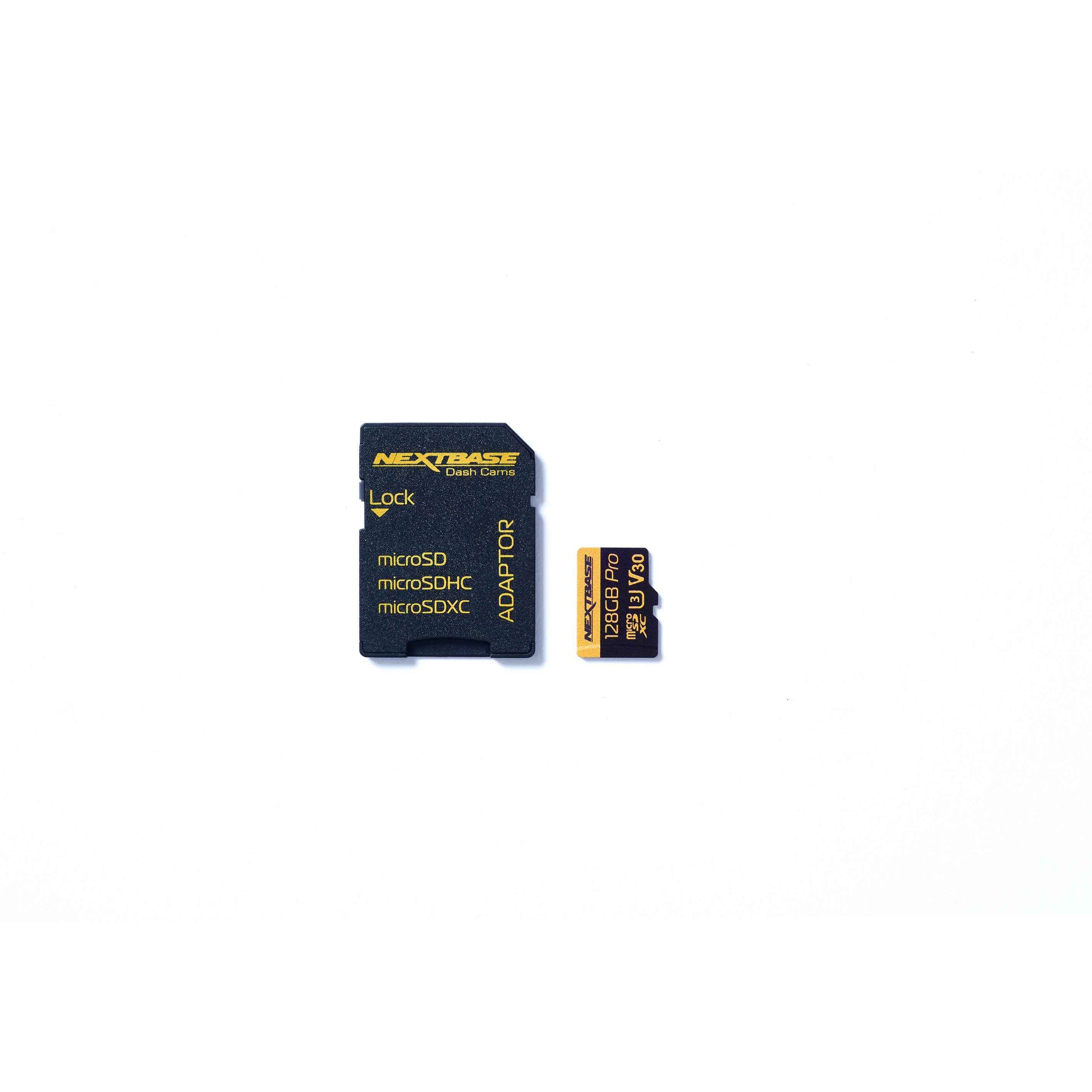 Nextbase 128GB U3 Micro SD Card with Adapter - Black | NBDVRS2SD128G