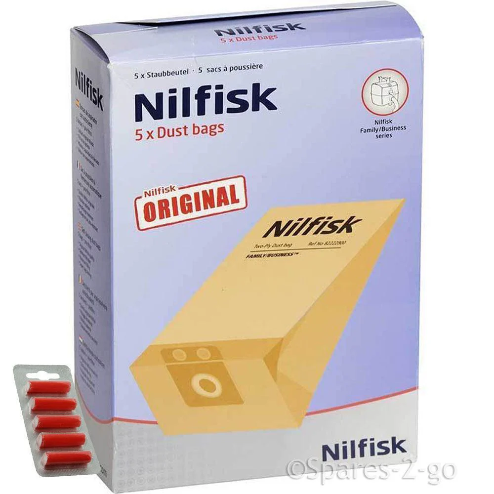 Nilfisk CDB3050/CDB3020 Vacuum Cleaner Bags - White | 822229 - Image 3