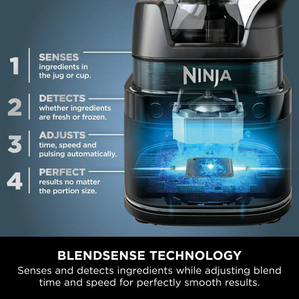 Ninja 1200W Detect Power Pro Blender with Single Serve - Black | TB301UK - Image 2