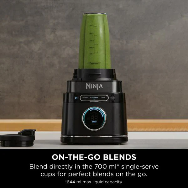 Ninja 1200W Detect Power Pro Blender with Single Serve - Black | TB301UK - Image 6