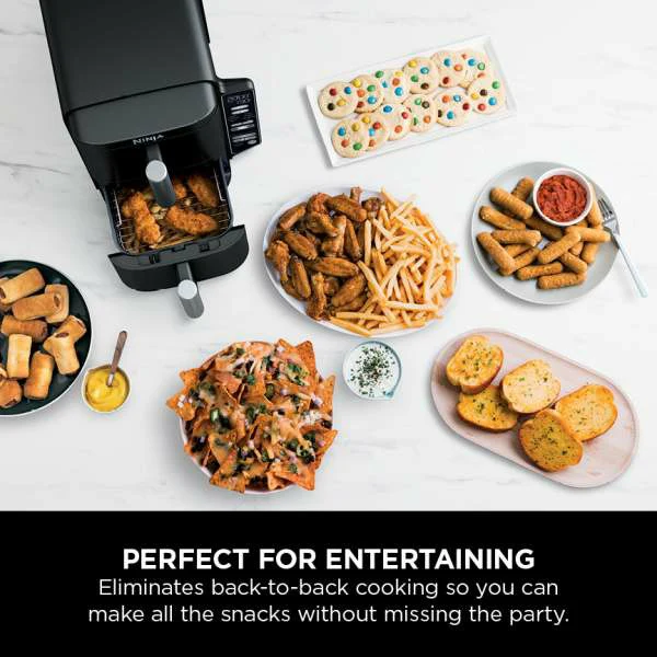 Ninja 7.6L Double Stack 2 Drawer Air Fryer - Black | SL300UK - Image 12