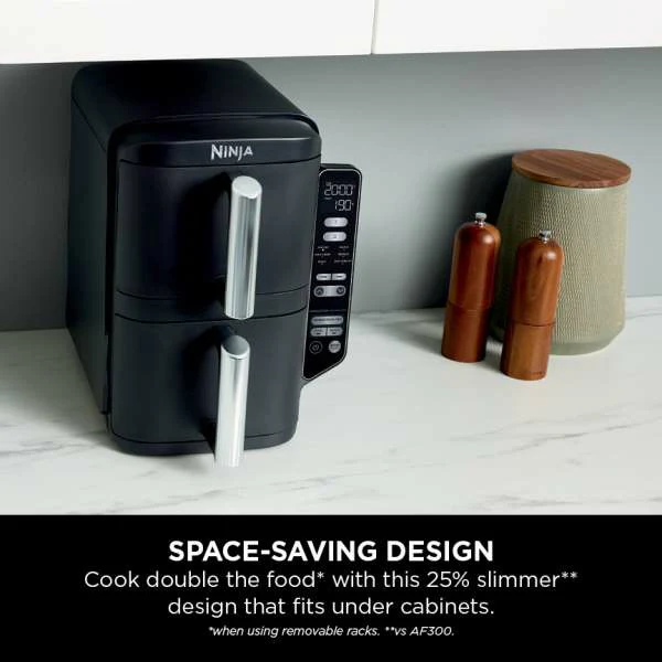 Ninja 7.6L Double Stack 2 Drawer Air Fryer - Black | SL300UK - Image 9