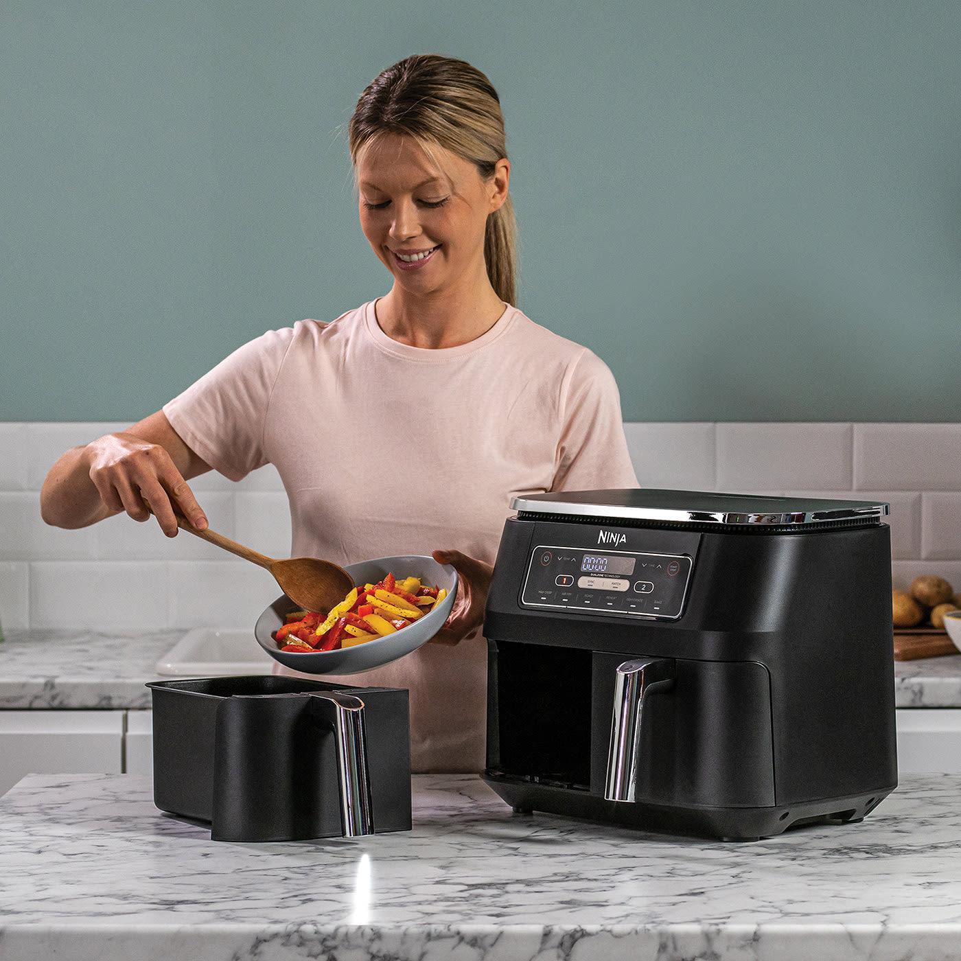 Ninja 7.6L 2400W Dual Zone Air Fryer - Grey | AF300UK - Image 10
