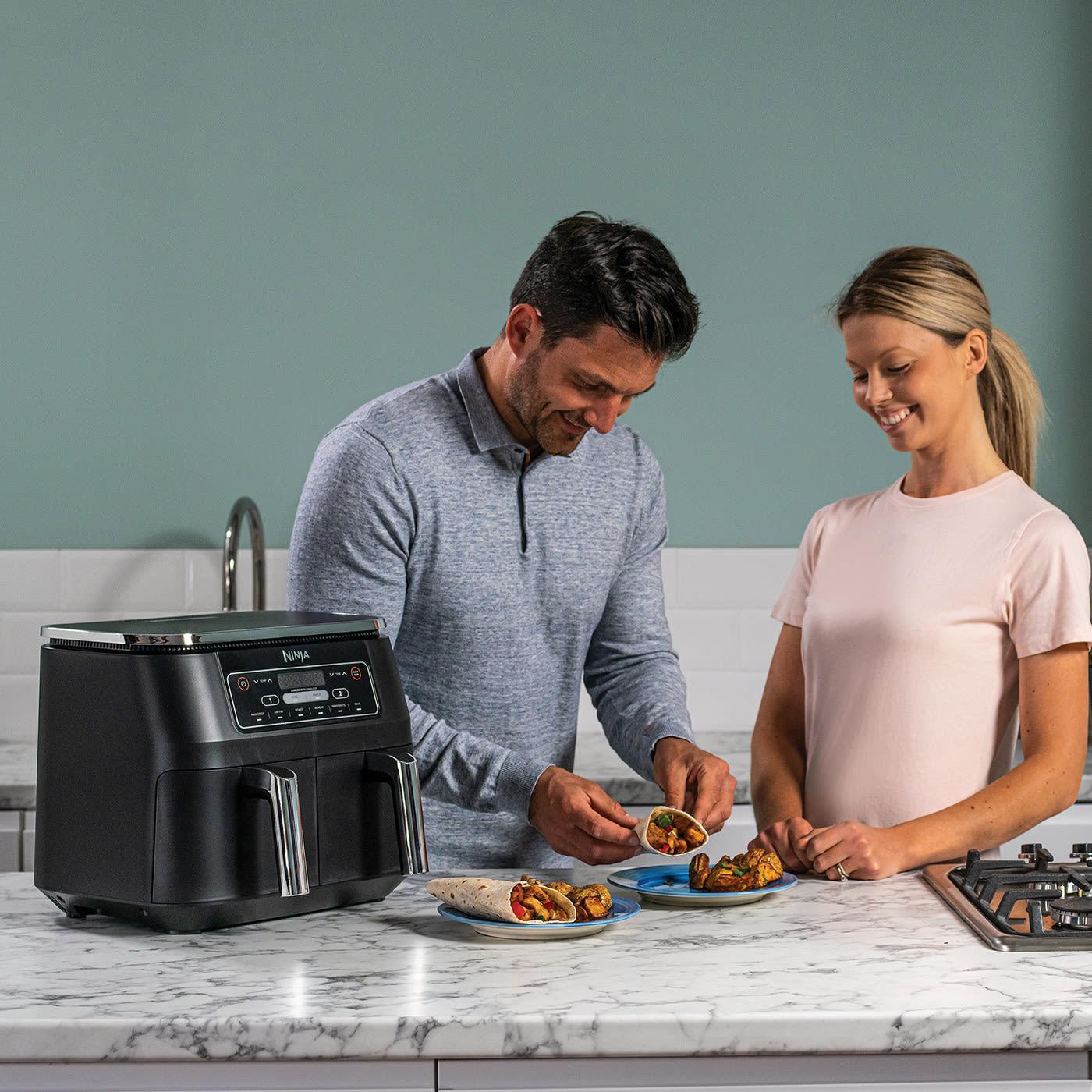 Ninja 7.6L 2400W Dual Zone Air Fryer - Grey | AF300UK - Image 7