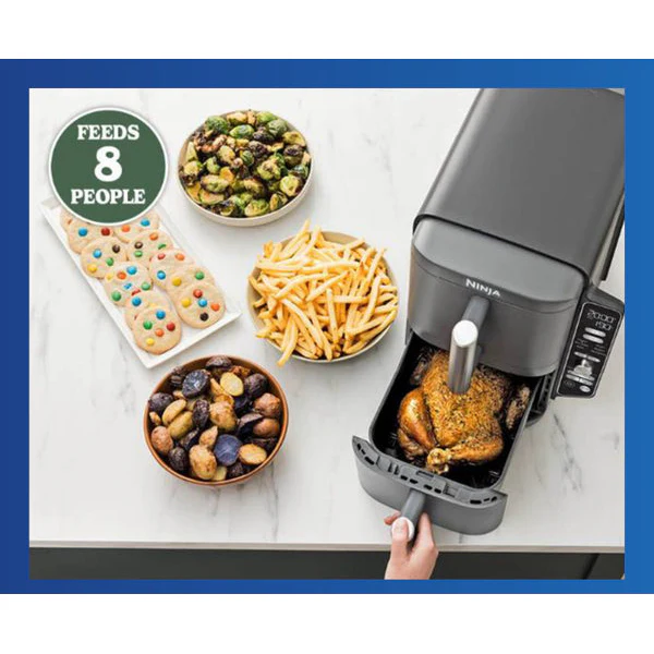 Ninja 9.5L 2470W Double Stack XL 2 Drawer Air Fryer - Grey | SL400UK - Image 10