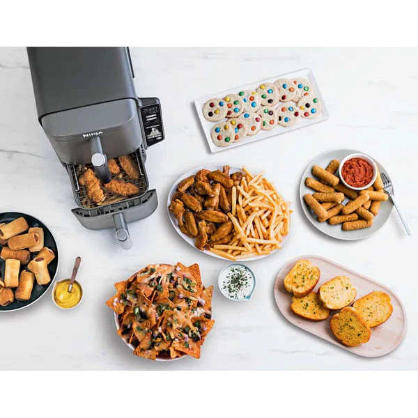 Ninja 9.5L 2470W Double Stack XL 2 Drawer Air Fryer - Grey | SL400UK - Image 7