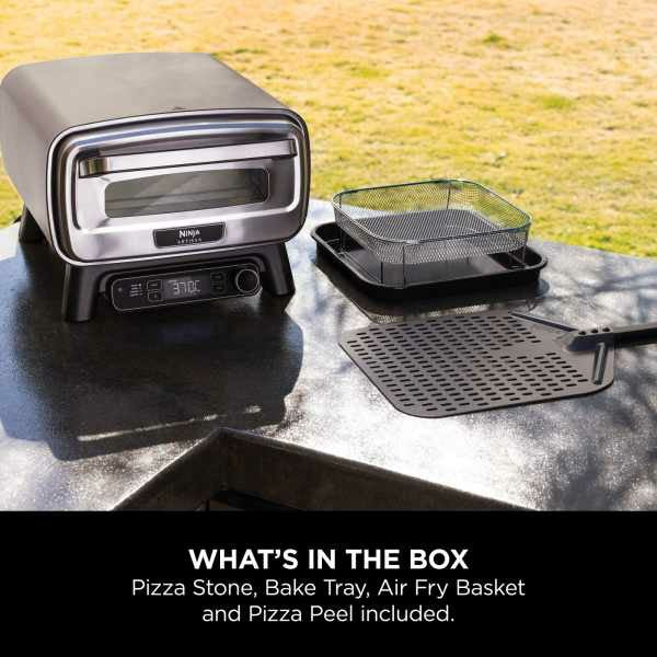 Ninja Artisan Electric Outdoor Pizza Oven & Air Fryer - Grey | MO201UK - Image 10