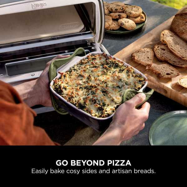 Ninja Artisan Electric Outdoor Pizza Oven & Air Fryer - Grey | MO201UK - Image 4