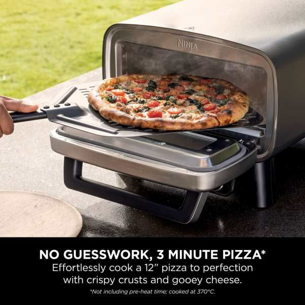 Ninja Artisan Electric Outdoor Pizza Oven & Air Fryer - Grey | MO201UK - Image 5