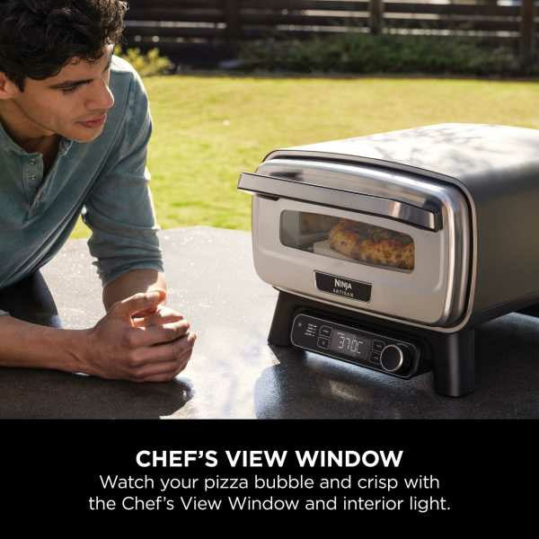 Ninja Artisan Electric Outdoor Pizza Oven & Air Fryer - Grey | MO201UK - Image 6
