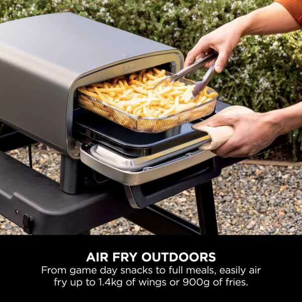 Ninja Artisan Electric Outdoor Pizza Oven & Air Fryer - Grey | MO201UK - Image 9