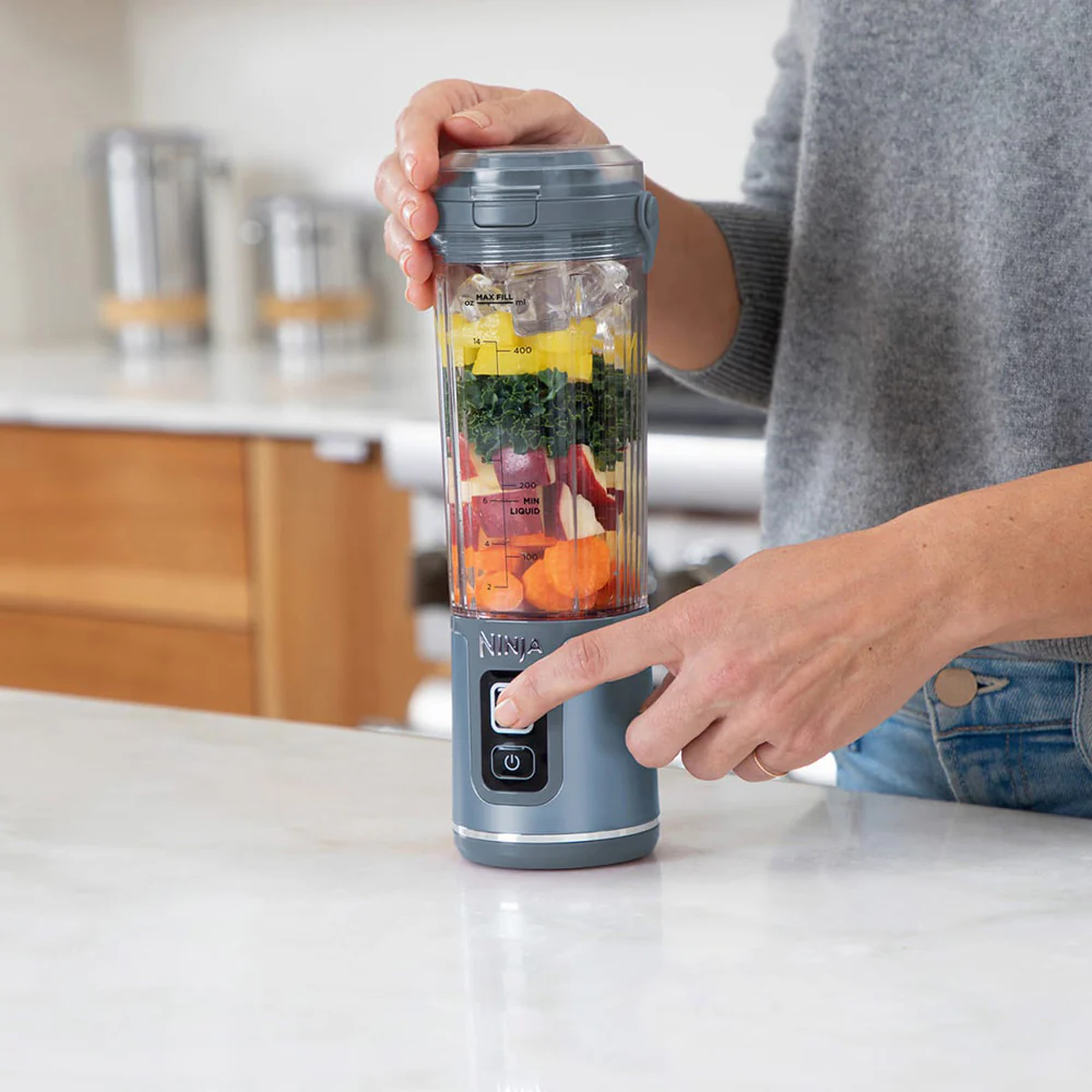 Ninja Blast Cordless Portable Blender - Denim Blue | BC151UKNV - Image 15