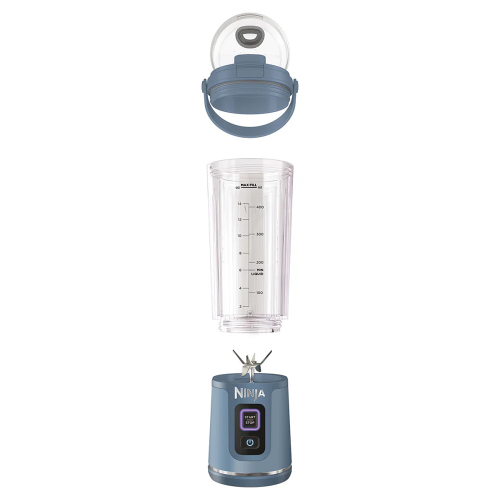 Ninja Blast Cordless Portable Blender - Denim Blue | BC151UKNV - Image 3