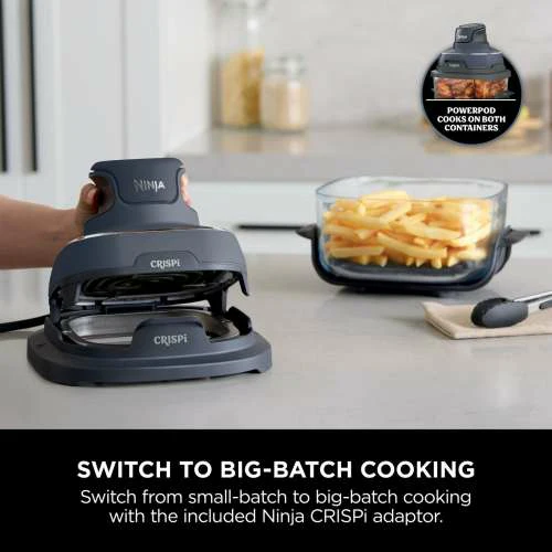 Ninja CRISPi 4-in-1 Portable Glass Air Fryer - Cyber Space | FN101UK - Image 3