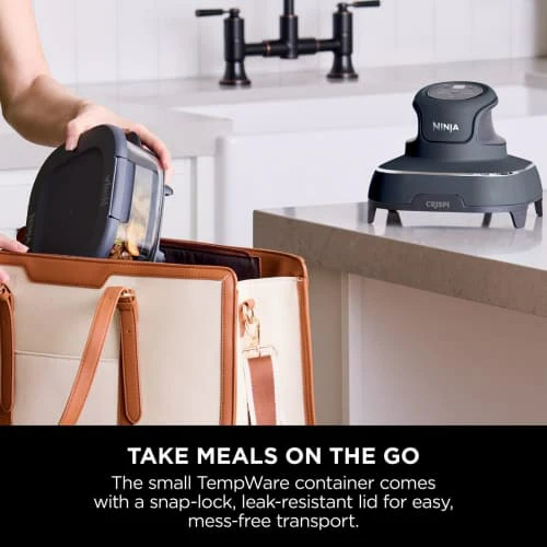 Ninja CRISPi 4-in-1 Portable Glass Air Fryer - Cyber Space | FN101UK - Image 5
