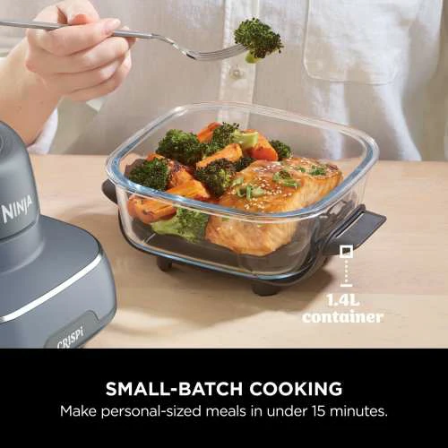 Ninja CRISPi 4-in-1 Portable Glass Air Fryer - Cyber Space | FN101UK - Image 6