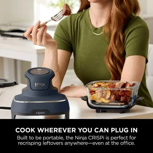 Ninja CRISPi 4-in-1 Portable Glass Air Fryer - Cyber Space | FN101UK - Image 7