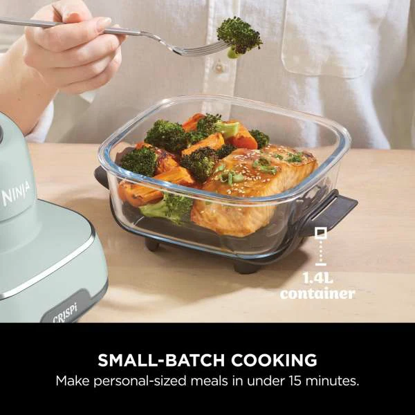 Ninja CRISPi 4-in-1 Portable Glass Air Fryer - Sage | FN101UKSG - Image 10