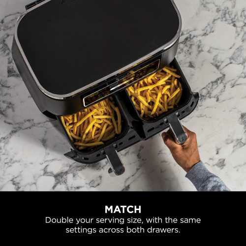 Ninja Foodi 4-in-1 Dual Zone 7.6L Air Fryer - Black | AF200UK - Image 10