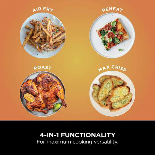 Ninja Foodi 4-in-1 Dual Zone 7.6L Air Fryer - Black | AF200UK - Image 14
