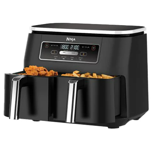 Ninja Foodi 4-in-1 Dual Zone 7.6L Air Fryer - Black | AF200UK - Image 2