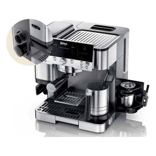 Ninja Luxe Cafe Premier Bean to Cup Espresso Coffee Machine - Black & Stainless Steel | ES601UK - Image 4