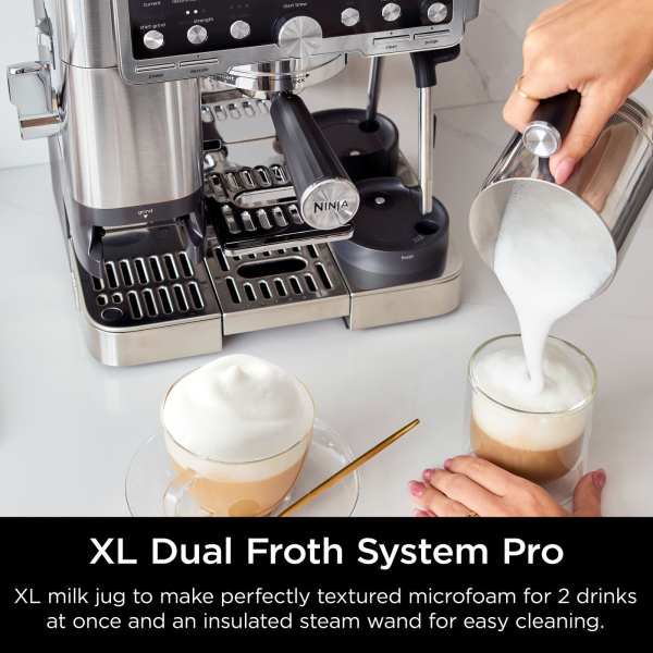 Ninja Luxe Café Pro Coffee Machine - Black & Stainless Steel | ES701UK - Image 3
