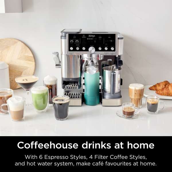 Ninja Luxe Café Pro Coffee Machine - Black & Stainless Steel | ES701UK - Image 4