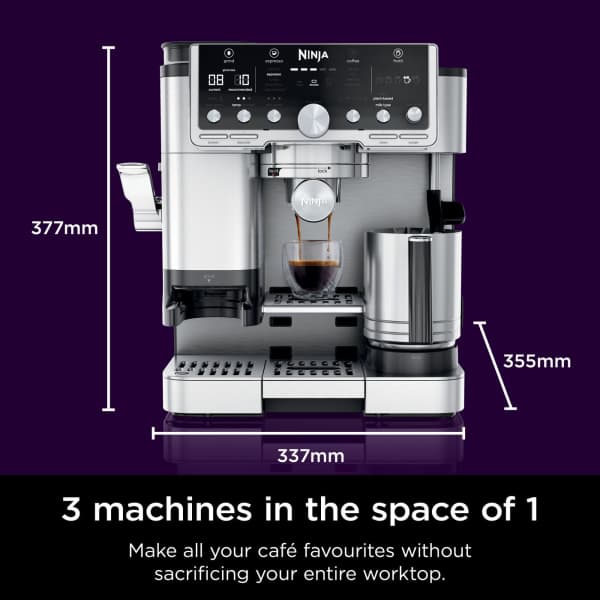 Ninja Luxe Café Pro Coffee Machine - Black & Stainless Steel | ES701UK - Image 6