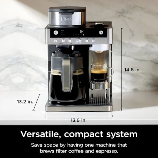 Ninja Prestige Dualbrew System Coffee Maker and Espresso Capsule Machine - Black | CFN802UK - Image 4