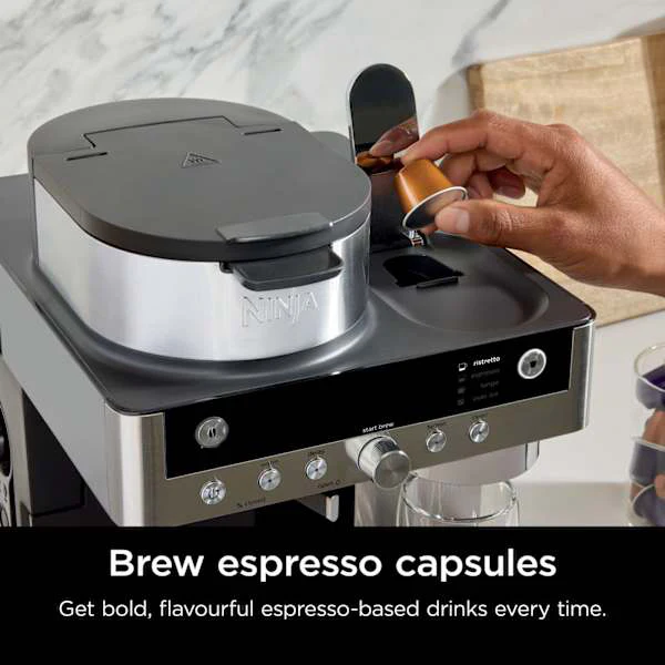 Ninja Prestige Dualbrew System Coffee Maker and Espresso Capsule Machine - Black | CFN802UK - Image 9