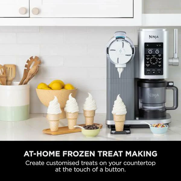Ninja Swirl by CREAMi 13-in-1 Soft Serve & Ice Cream Maker - Platinum Silver | NC701UK - Image 3