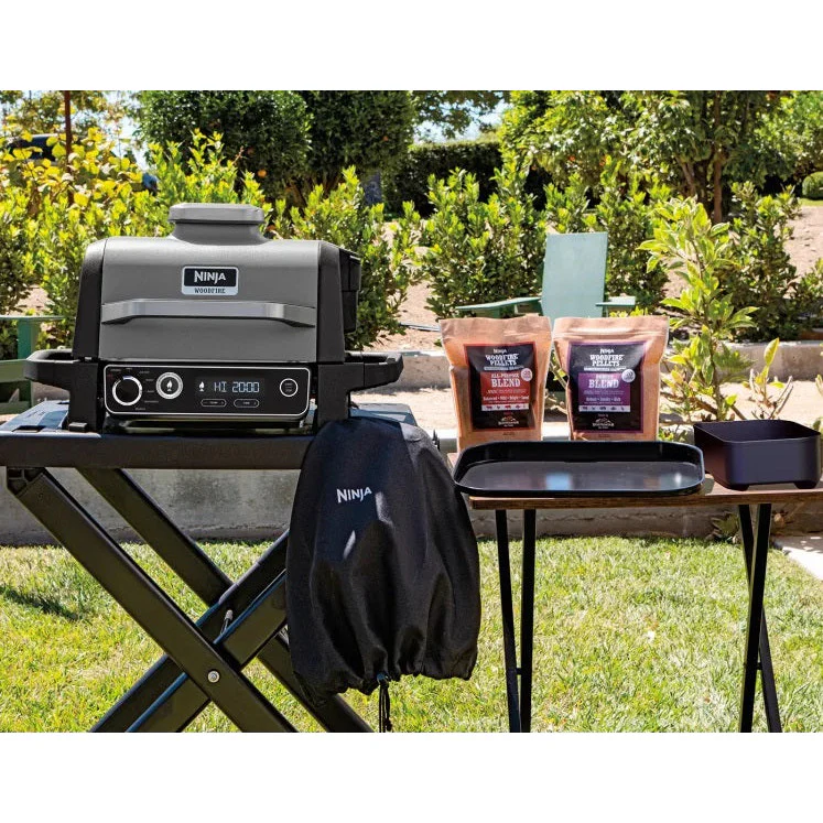 Ninja Woodfire Electric BBQ Grill Combo Crisper Basket - Black | XSKCRISPBTEUK - Image 4