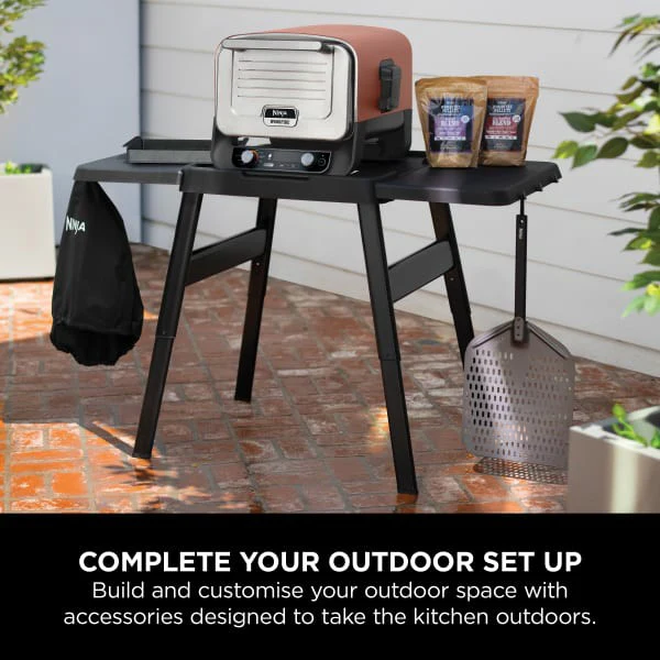Ninja Woodfire Outdoor Oven Adjustable Stand - Black | 4718J800EUUK - Image 3