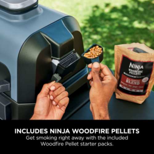 Ninja Woodfire Pro Connect XL Outdoor Electric BBQ Grill & Smoker - Black & Blue | OG901UK - Image 11