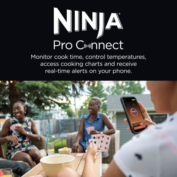 Ninja Woodfire Pro Connect XL Outdoor Electric BBQ Grill & Smoker - Black & Blue | OG901UK - Image 17