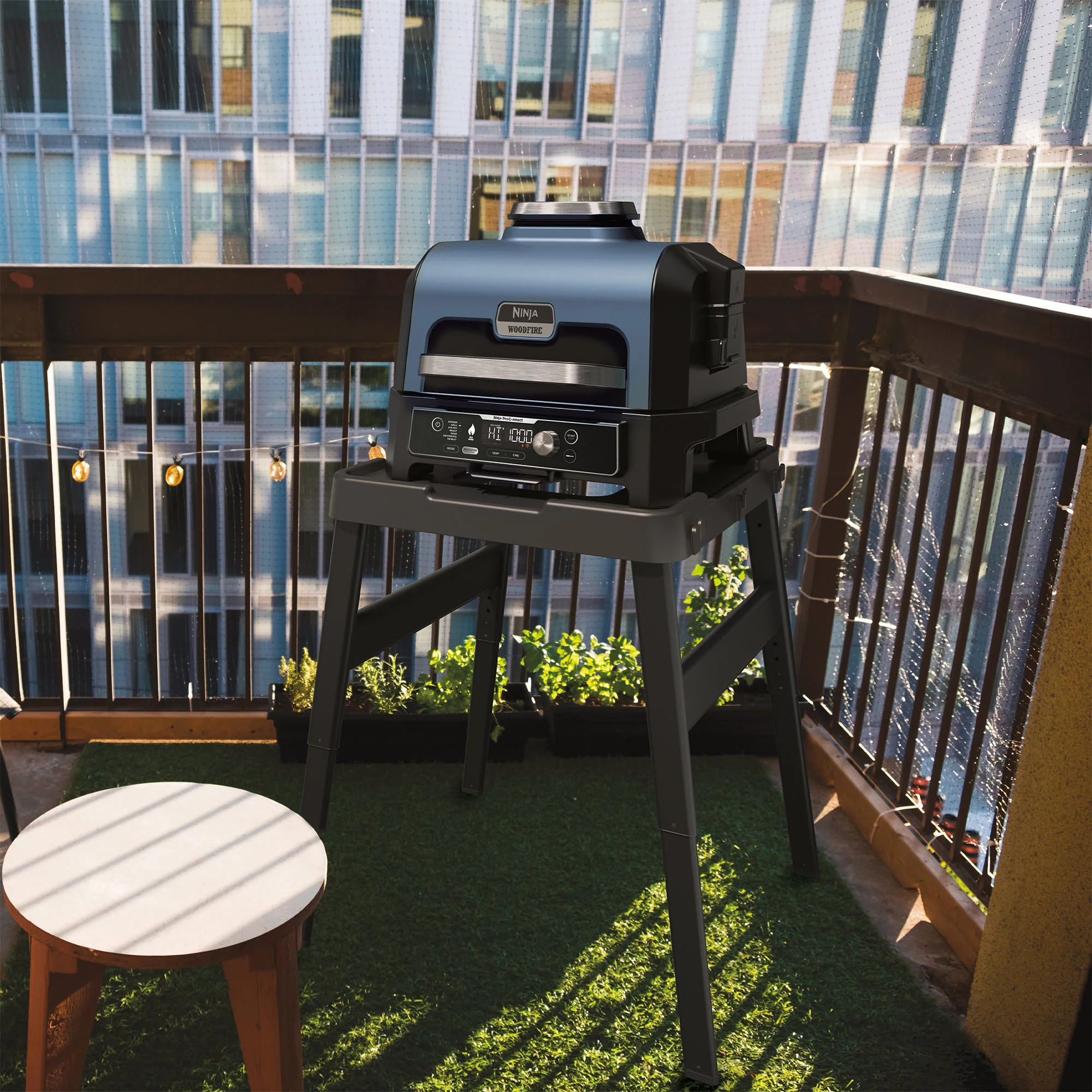 Ninja Woodfire Pro Connect XL Outdoor Electric BBQ Grill & Smoker - Black & Blue | OG901UK - Image 2
