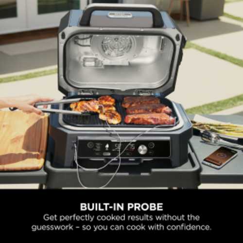Ninja Woodfire Pro Connect XL Outdoor Electric BBQ Grill & Smoker - Black & Blue | OG901UK - Image 5