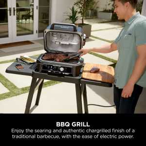 Ninja Woodfire Pro Connect XL Outdoor Electric BBQ Grill & Smoker - Black & Blue | OG901UK - Image 9